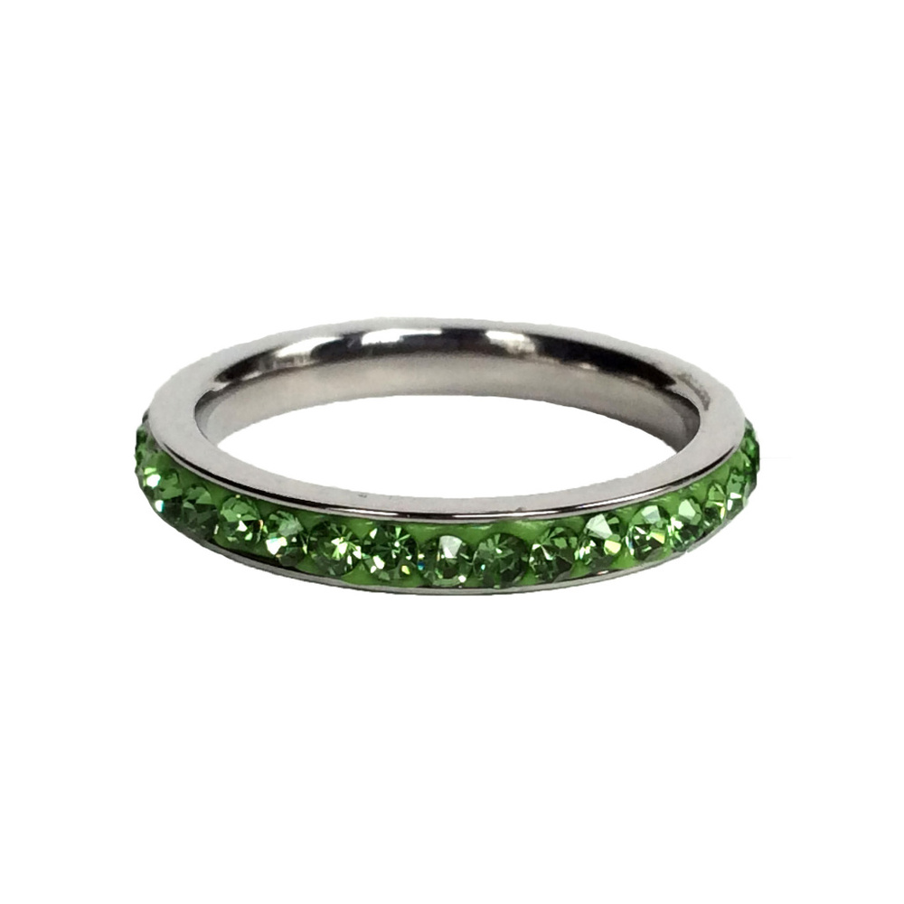 Women’s Green CZ Ring